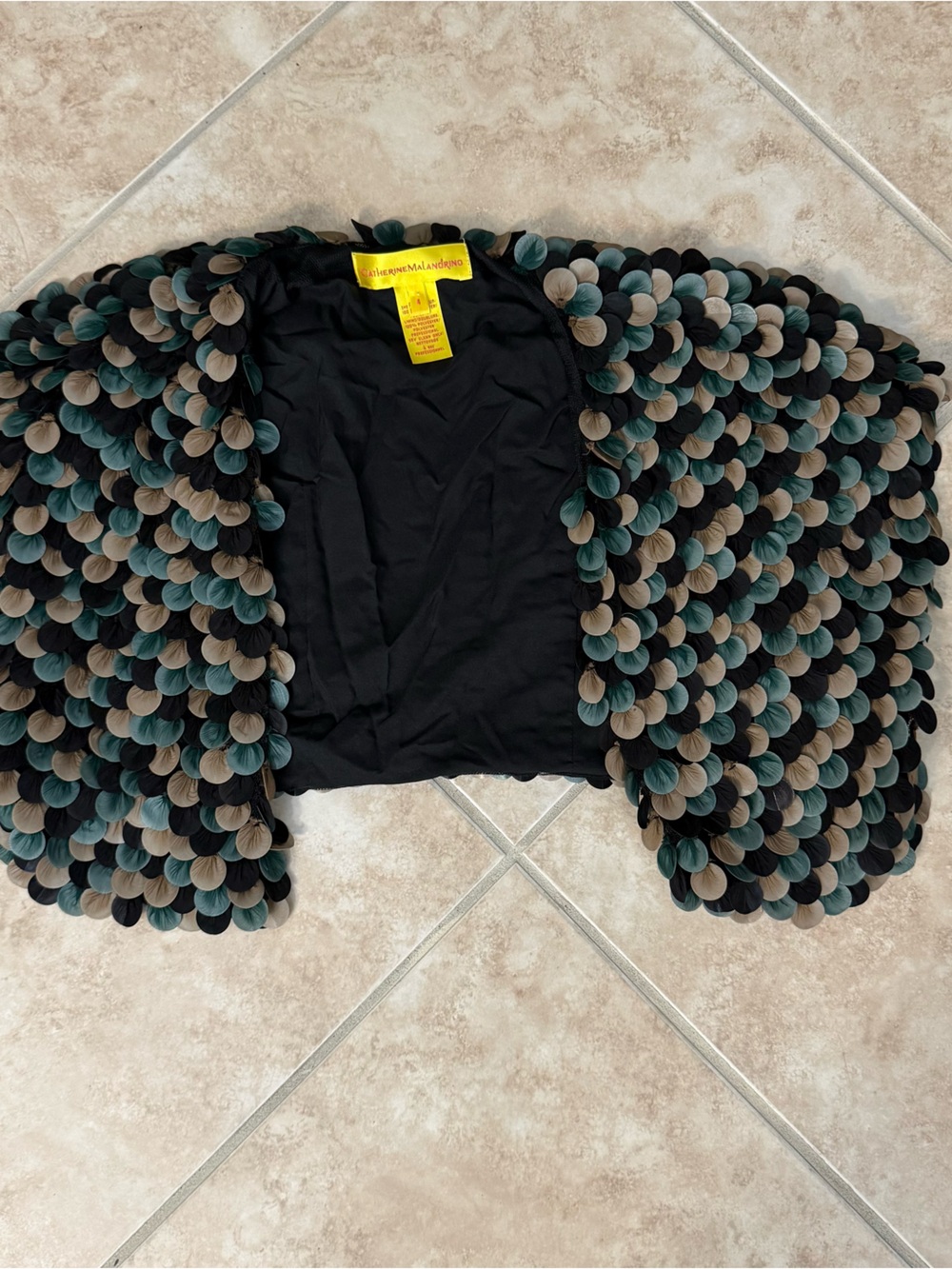 Catherine Malandrino Sequined Caplet